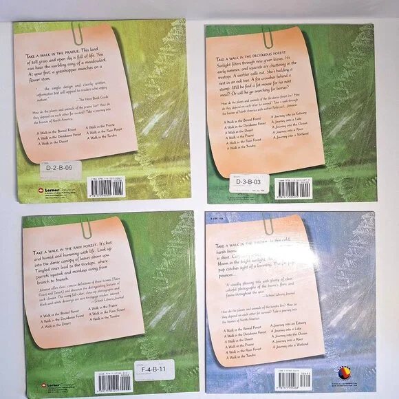 Biomes North America Walk In The Prairie Deciduous Forest Rain Forest Tundra Lot - Picture 2 of 5